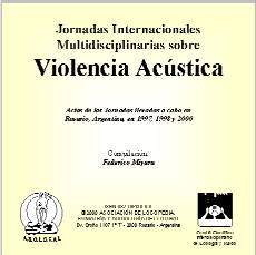 Tapa del CD sobre Violencia Acústica