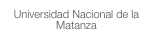 Universidad Nacional de la Matanza