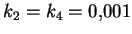 $ k_2=k_4=0.001$